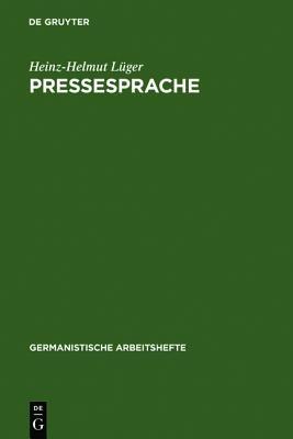 Pressesprache - Heinz-Helmut Lüger - cover