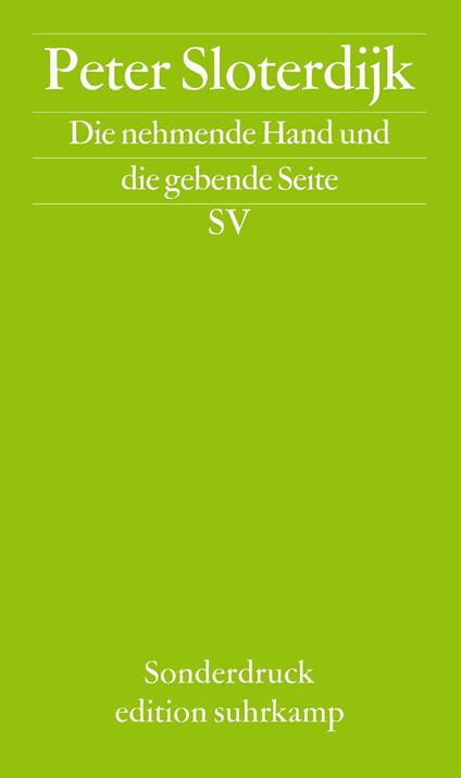 Die nehmende Hand und die gebende Seite