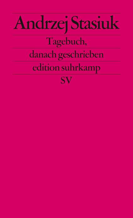 Tagebuch, danach geschrieben