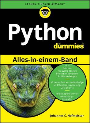 Python Alles-in-einem-Band für Dummies - Johannes C. Hofmeister - cover
