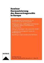 Seminar Harmonisierung des Bauvertragsrechts in Europa