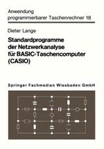 Standardprogramme der Netzwerkanalyse für BASIC-Taschencomputer (CASIO)