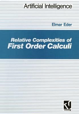 Relative Complexities of First Order Calculi - Elmar Eder - cover