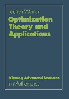 Optimization Theory and Applications - Jochen Werner - cover