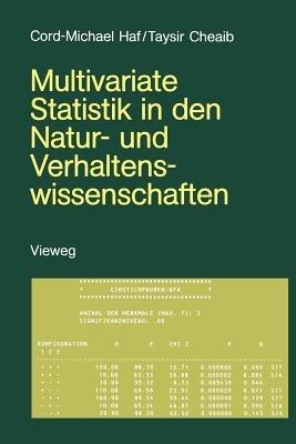 Multivariate Statistik in den Natur- und Verhaltenswissenschaften: Eine Einführung mit BASIC-Programmen und Programmbeschreibungen in Fallbeispielen - Cord-Michael Haf - cover