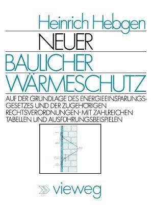 Neuer baulicher Wärmeschutz - Heinrich Hebgen - cover