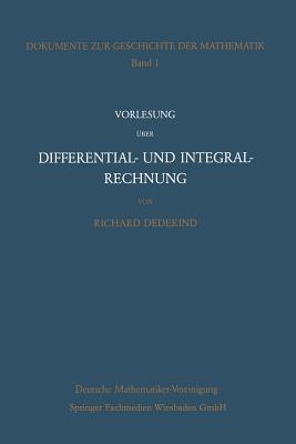 Vorlesung über Differential- und Integralrechnung 1861/62 - Richard Dedekind - cover