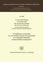 Fernfelddiagramm-Simulation ein- und zweidimensionaler Gruppenstrahler mit verkoppelten Elementen auf dem hybriden Analogrechner