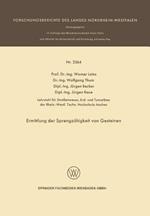 Ermittlung der Sprengzähigkeit von Gesteinen