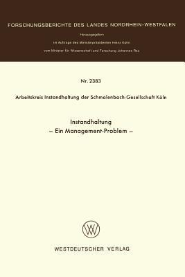Instandhaltung: Ein Management-Problem - Kenneth A Loparo - cover