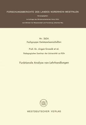 Funktionale Analyse von Lehrhandlungen - cover