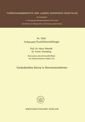 Veränderliche Sterne in Sternassoziationen - Hans Schmidt - cover