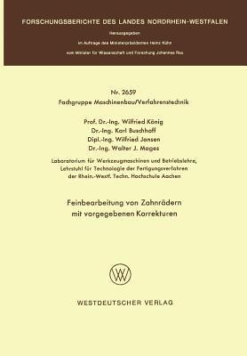Feinbearbeitung von Zahnrädern mit vorgegebenen Korrekturen - cover