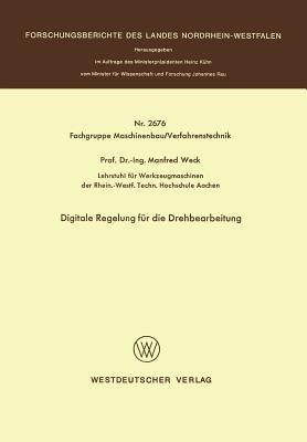 Digitale Regelung für die Drehbearbeitung - Manfred Weck - cover