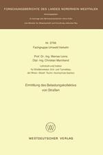 Ermittlung des Belastungskollektivs von Straßen