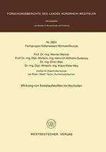 Wirkung von Kreislaufstoffen im Hochofen