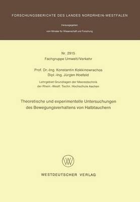 Theoretische und experimentelle Untersuchungen des Bewegungsverhaltens von Halbtauchern - Konstantin Kokkinowrachos - cover