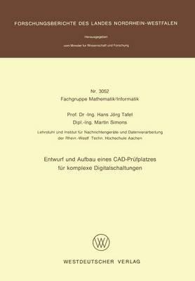Entwurf und Aufbau eines CAD-Prüfplatzes für komplexe Digitalschaltungen - Hans Jörg Tafel - cover