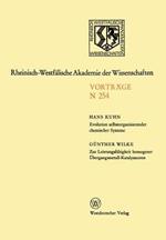 Evolution selbstorganisierender chemischer Systeme. Zur Leistungsfähigkeit homogener Übergangsmetall-Katalysatoren: 218. Sitzung am 3. Oktober 1973 in Düsseldorf