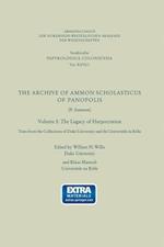 The Archive of Ammon Scholasticus of Panopolis: The Legacy of Harpocration
