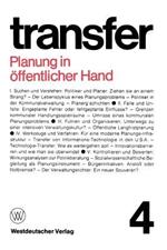 Planung in öffentlicher Hand