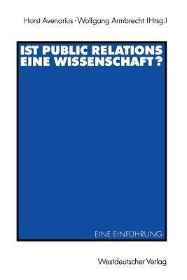 Ist Public Relations eine Wissenschaft?: Eine Einführung - cover
