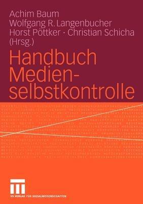 Handbuch Medienselbstkontrolle - cover