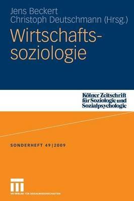 Wirtschaftssoziologie - cover
