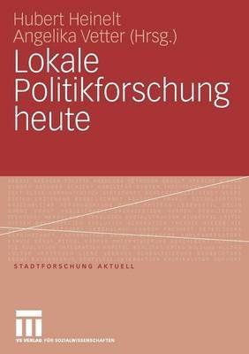 Lokale Politikforschung heute - cover