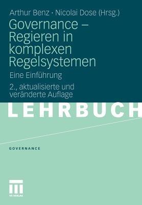 Governance - Regieren in komplexen Regelsystemen: Eine Einführung - cover