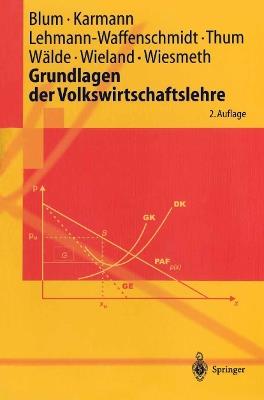 Grundlagen der Volkswirtschaftslehre - Ulrich C.H. Blum,Alexander Karmann,Marco Lehmann-Waffenschmidt - cover