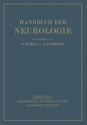 Allgemeine Therapie - O. Foerster,A. Fröhlich,G. Hohmann - cover