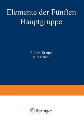 Elemente der Fünften Hauptgruppe: Arsen · Antimon · Wismut - cover