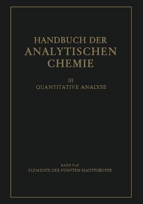 Elemente der Fünften Hauptgruppe: Phosphor Bestimmung der Phosphorsäure im Biologischen Material - cover