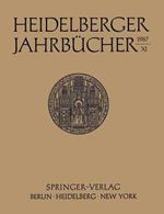 Heidelberger Jahrbücher