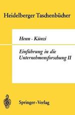 Einführung in die Unternehmensforschung II