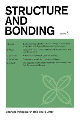 Structure and Bonding - Dr. C. K. Jørgensen,Professor J. B. Neilands,Sir Ronald S. Nyholm FRS - cover