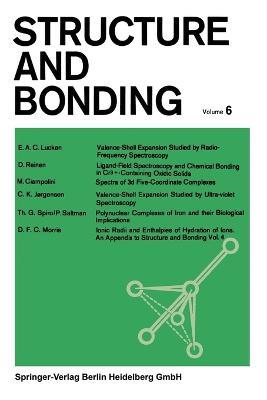 Structure and Bonding - P. Hemmerich,C. K. Jørgensen,J. B. Neilands - cover
