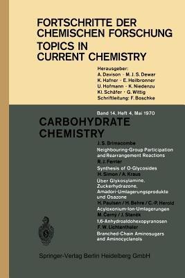 Carbohydrate Chemistry - J. S. Brimacombe,R. J. Ferrier,H. Simon - cover