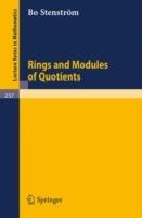 Rings and Modules of Quotients - B. Stenström - cover