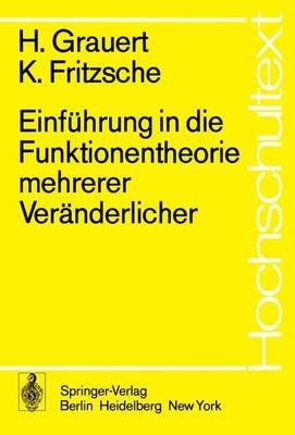 Einführung in die Funktionentheorie mehrerer Veränderlicher - H. Grauert,K. Fritzsche - cover