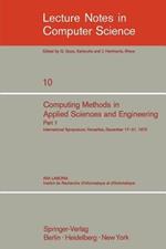 Computing Methods in Applied Sciences and Engineering: International Symposium, Versailles, December 17-21, 1973, Part 1