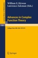 Advances in Complex Function Theory: Proceedings of Seminars held at Maryland, University, 1973/74. - cover