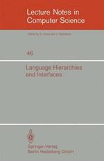 Language Hierarchies and Interfaces: International Summer School