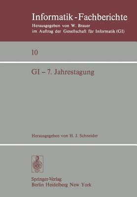 GI — 7. Jahrestagung: Nürnberg, 26.– 28. September 1977 - cover