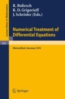 Numerical Treatment of Differential Equations: Proceedings of a Conference, Held at Oberwolfach, July 4-10, 1976 - cover