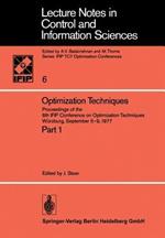 Optimization Techniques: Proceedings of the 8th IFIP Conference on Optimization Techniques Würzburg, September 5–9, 1977