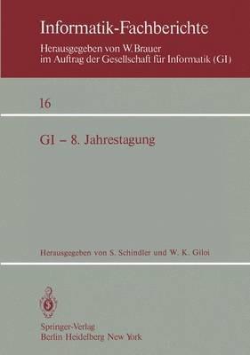 GI — 8. Jahrestagung: Berlin 1978 - cover