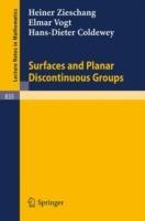 Surfaces and Planar Discontinuous Groups - Heiner Zieschang,Elmar Vogt,Hans-Dieter Coldewey - cover