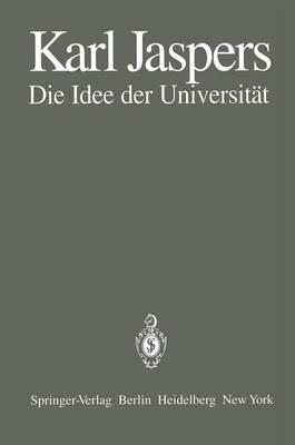 Die Idee der Universität - K. Jaspers - cover